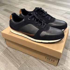 Crevo Harrough leather shoe sneaker navy